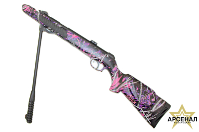 Пневматическая винтовка SMERSH KRAL винтовка R1 плс N-01 5,5к Muddy girl (кам. розово-черн.) (25-30)