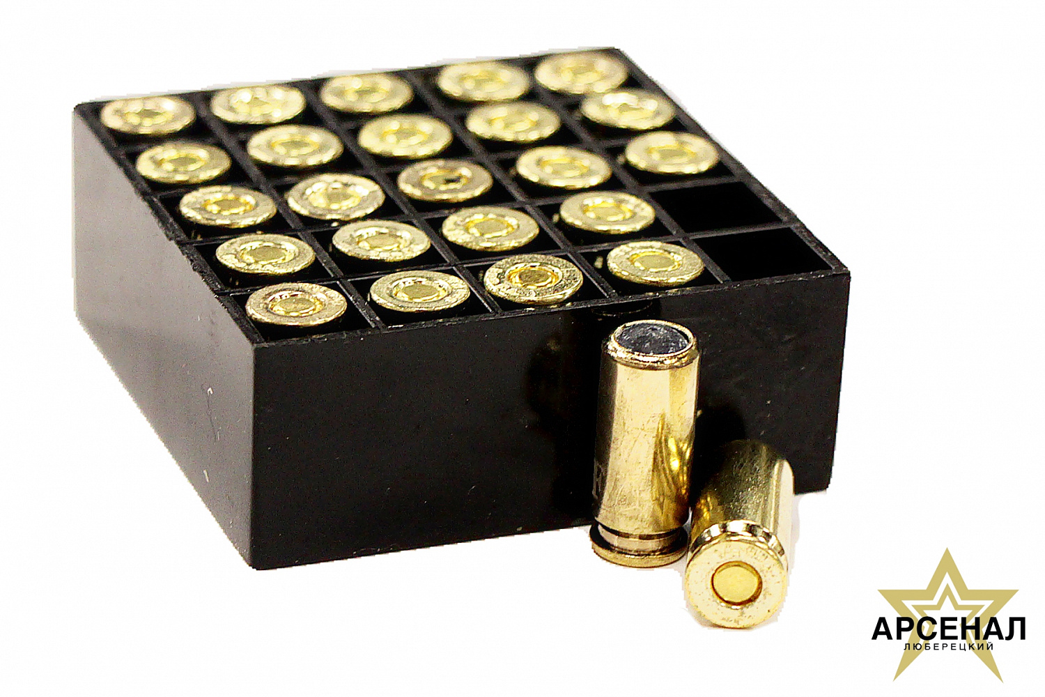 Патрон Фортуна  кал 9мм Магнум (латунированная сталь)