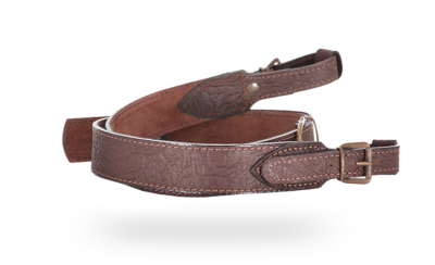 Ремень ружейный регулируемый кожа/велюр