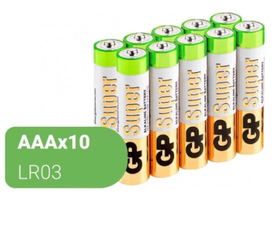 Батарейки щелочные (алкановые) GP Super,тип ААА