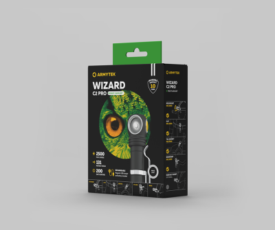Фонарь Armytek Wizard C2 Pro Magnet USB Белый